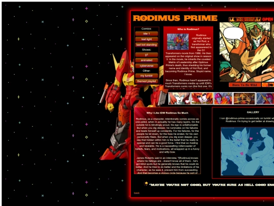rodimus_shrine screenshot