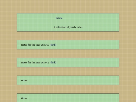 yearly-notes screenshot
