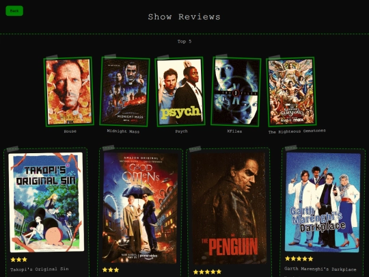 tvshows screenshot