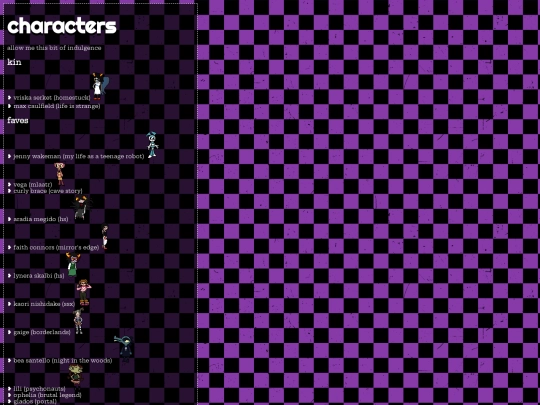 characters screenshot