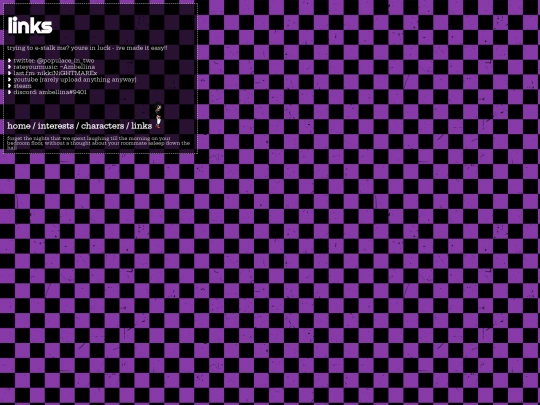 links screenshot
