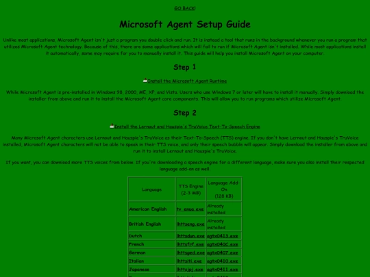 msagent/msagentsetup screenshot