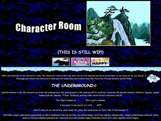 chars screenshot