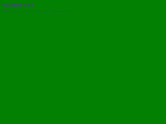 not_found screenshot