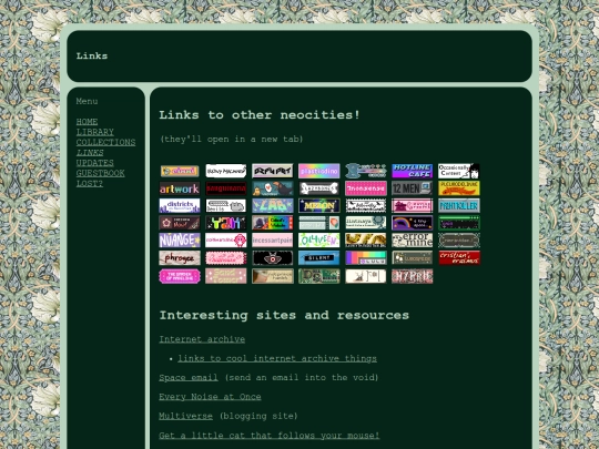 links screenshot