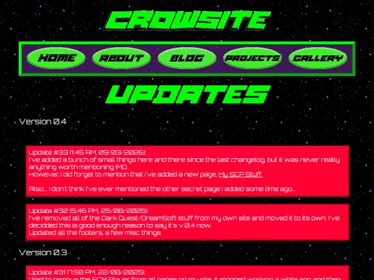 updates screenshot