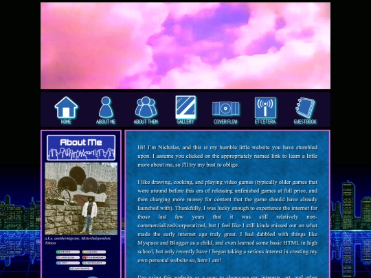 aboutme screenshot