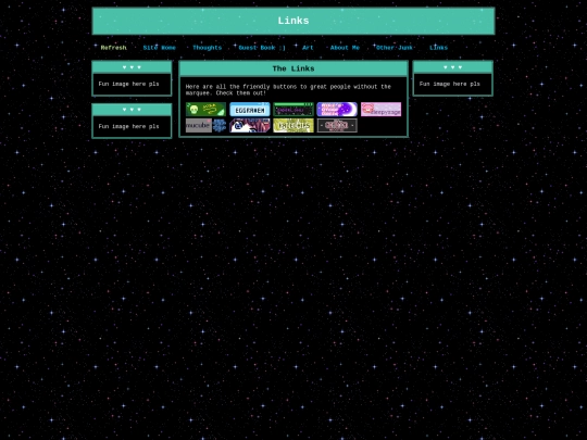 links screenshot