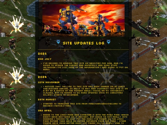 updates screenshot