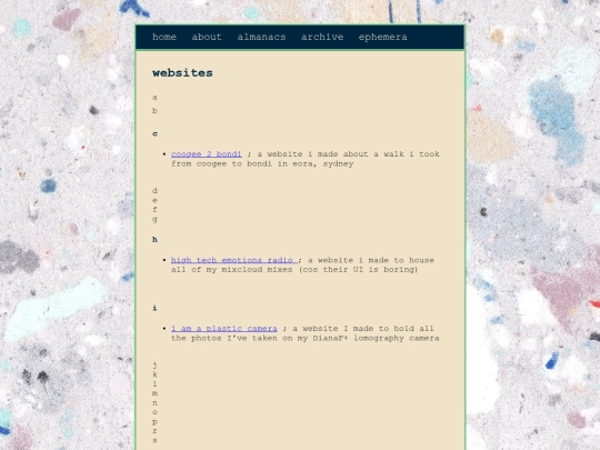 websites screenshot