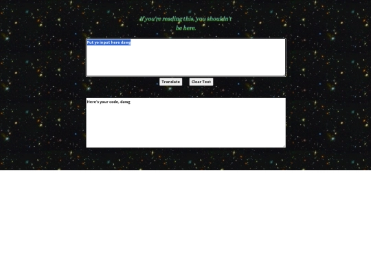 translator screenshot