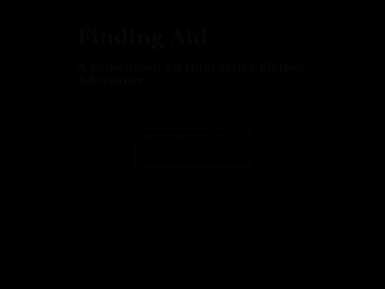 finding-aid screenshot
