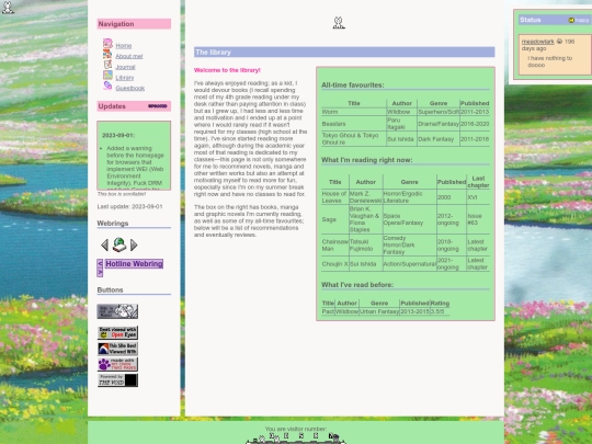 library screenshot