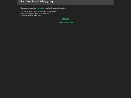 blog/the-death-of-blogging screenshot
