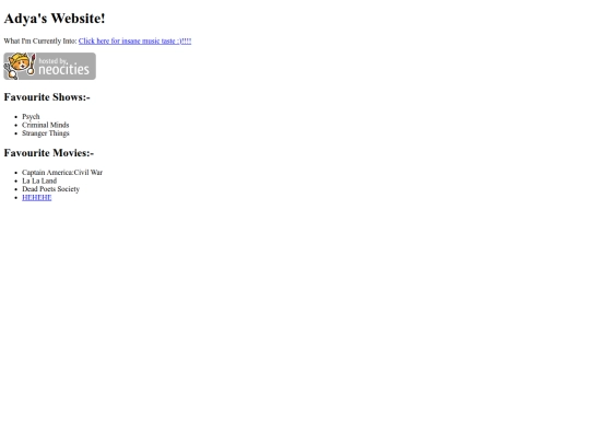 index screenshot