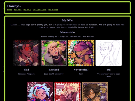 OCs screenshot