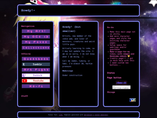 index screenshot