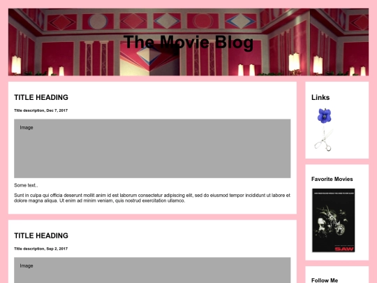 Movie_Blog screenshot