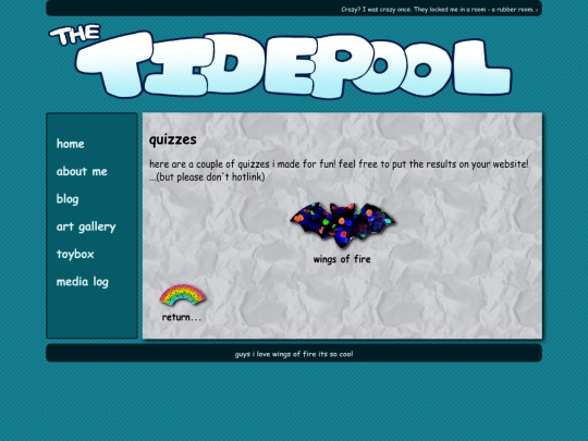 thetoybox/quizzes screenshot