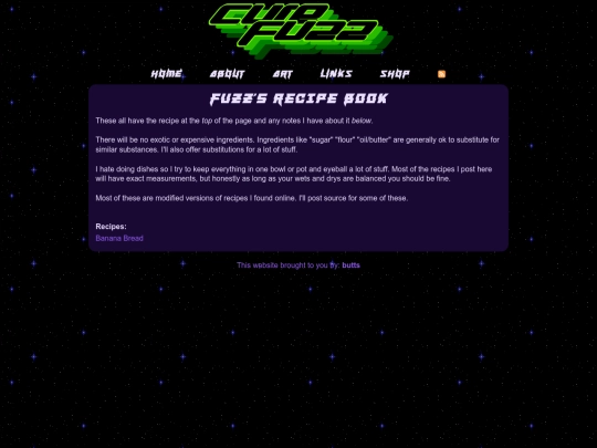 recipes screenshot