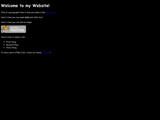 index screenshot