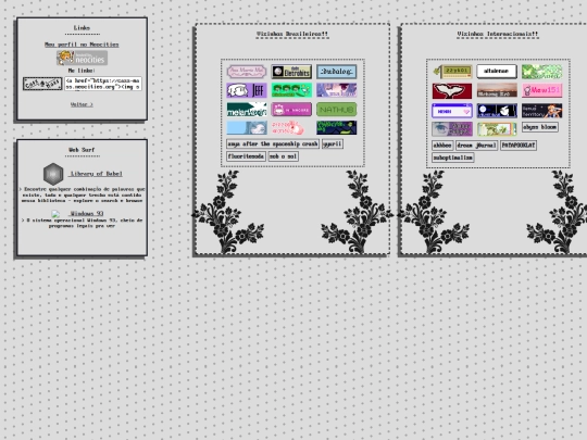 links screenshot