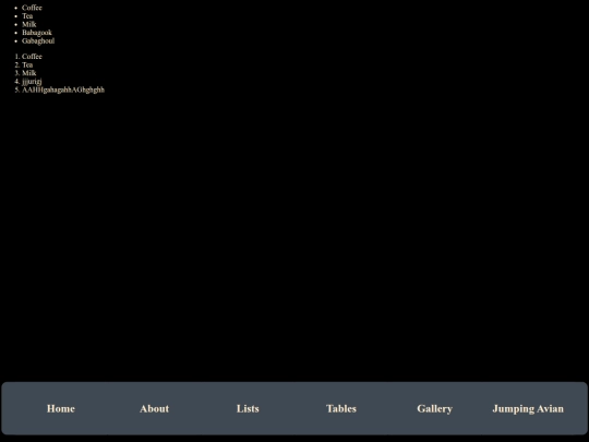 lists screenshot