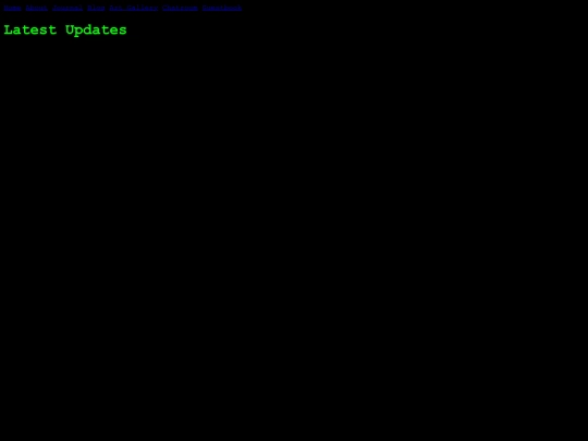 updates screenshot