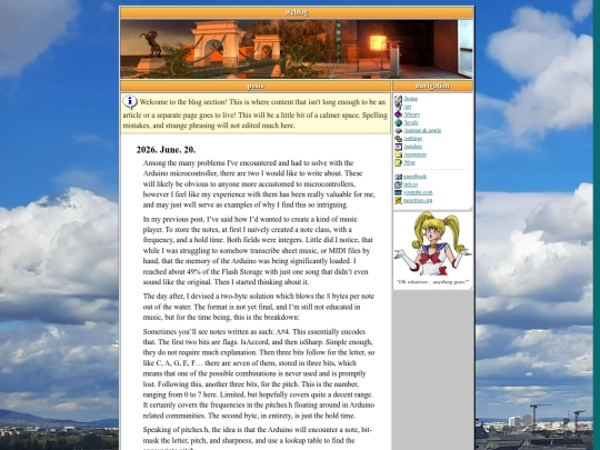 blog screenshot