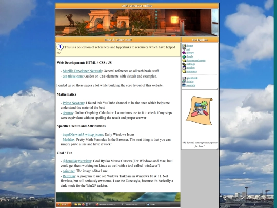 resources screenshot