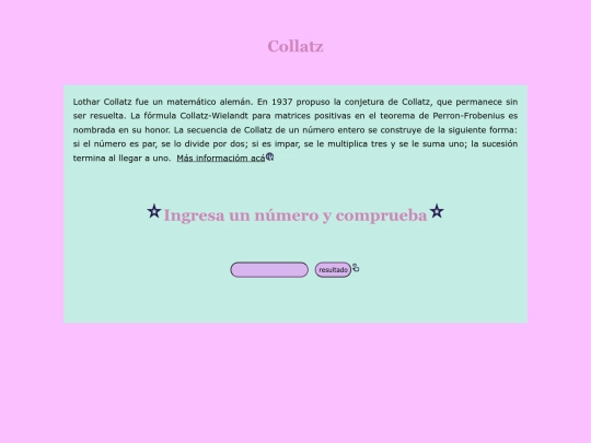Collatz/Index screenshot