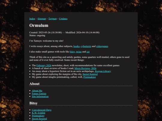 index screenshot