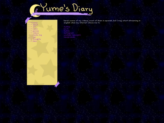links screenshot