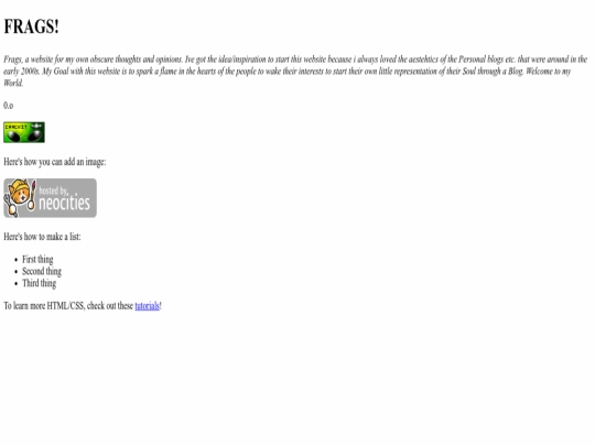 index screenshot