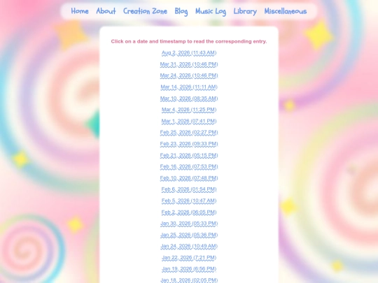 log screenshot
