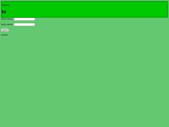 First screenshot