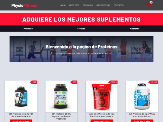 proteinas screenshot