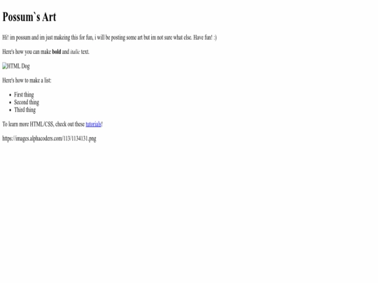 index screenshot
