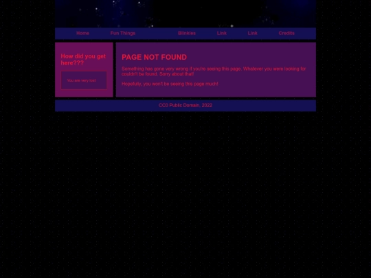 not_found screenshot