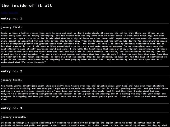 ramblings screenshot