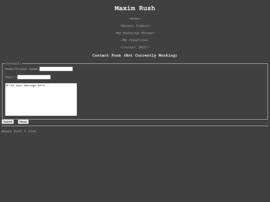 contact screenshot