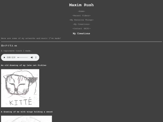 creations screenshot