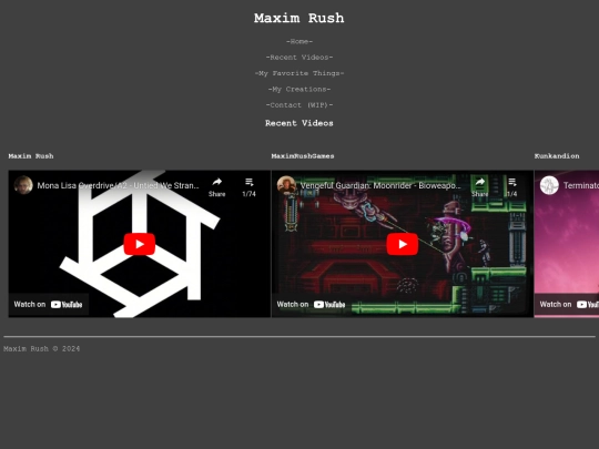 recentvids screenshot