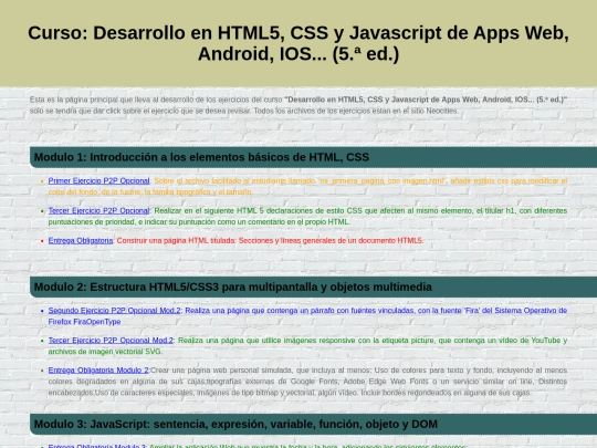 index screenshot