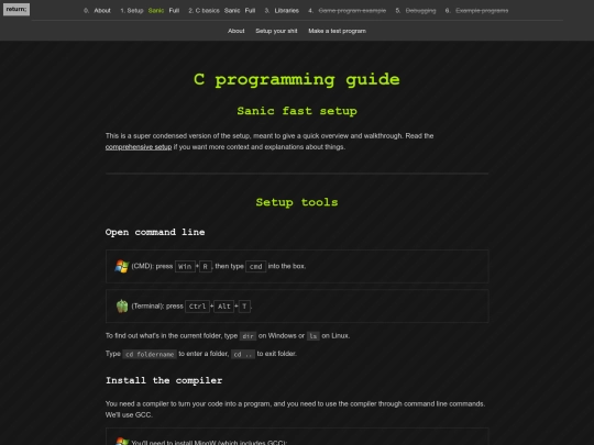 ctut/setup_sanic screenshot