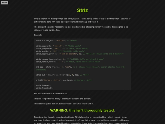 librariesandtools/strlz screenshot
