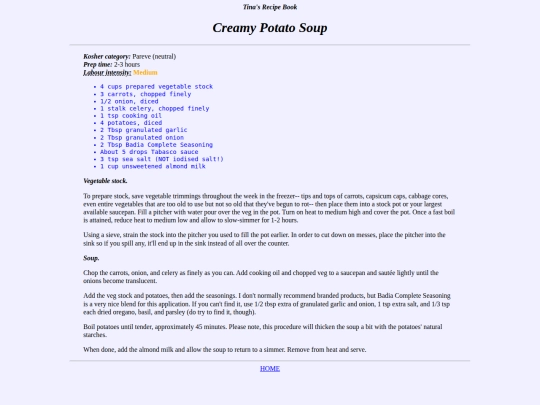 shrines/recipes/creamypotatosoup screenshot