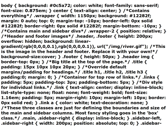 index screenshot