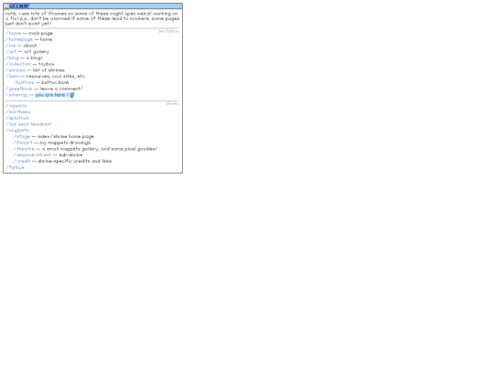 sitemap screenshot