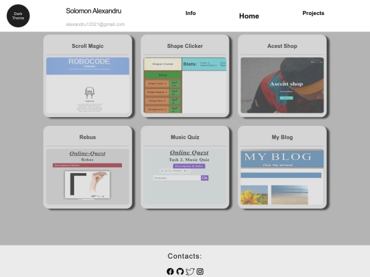 projects screenshot
